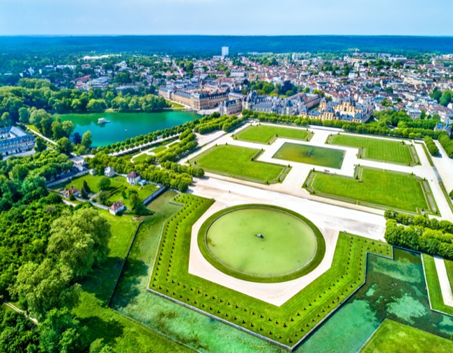 フォンテーヌブローの宮殿と庭園