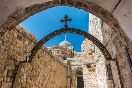 ヴィア・ドロローサ（十字架への道）／エルサレムの旧市街とその城壁群