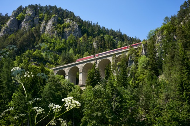 ゼメリング鉄道／オーストリア／世界遺産に登録されている鉄道