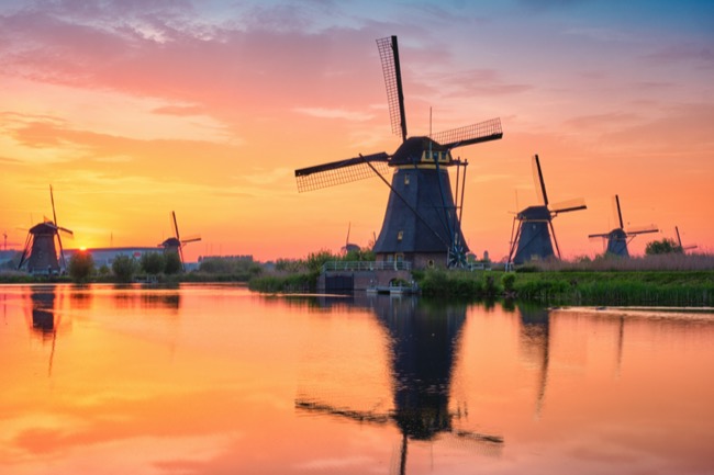 キンデルダイク＝エルスハウトの風車網／オランダの世界遺産