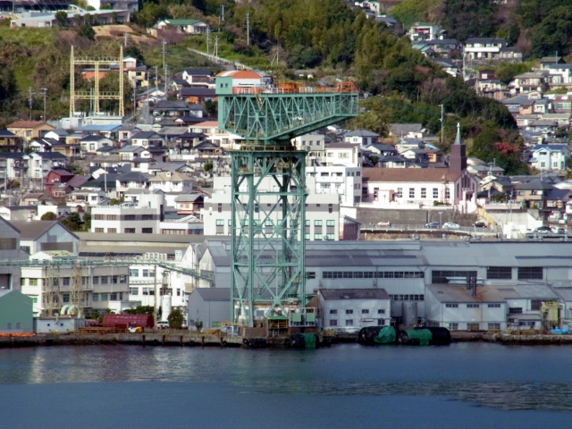 三菱長崎造船所 ジャイアント・カンチレバークレーン／長崎県の世界遺産