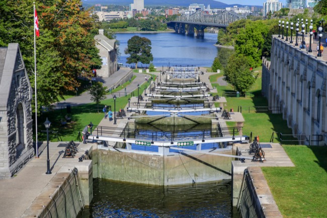 リドー運河／カナダの世界遺産