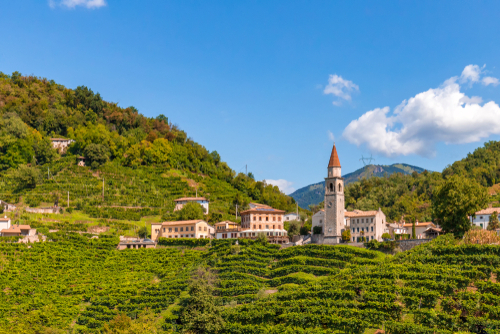 コネリアーノとヴァルドッビアーデネのプロセッコ栽培丘陵群／イタリアの世界遺産