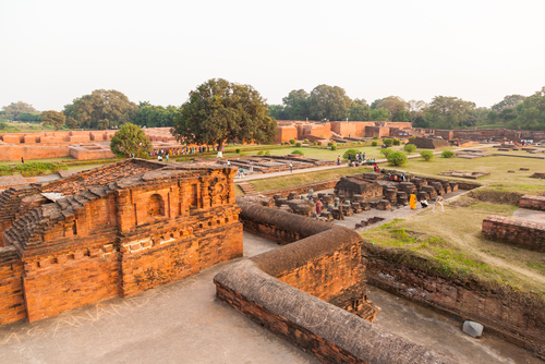 ビハール州ナーランダーのナーランダー・マハーヴィハーラ考古遺跡（ナーランダー僧院）／インドの世界遺産