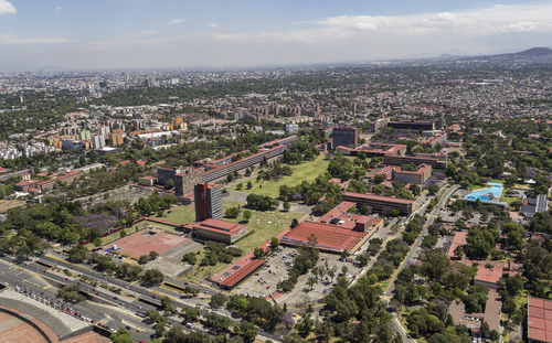 メキシコ国立自治大学の大学都市の中央キャンパス／メキシコの世界遺産