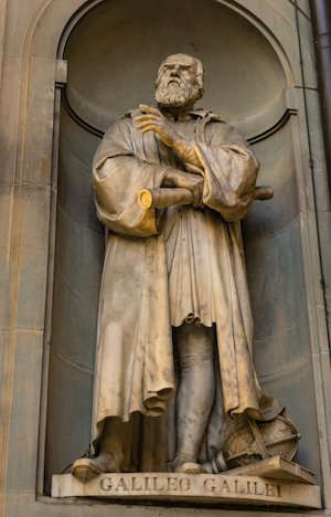 ガリレオ・ガリレイの像