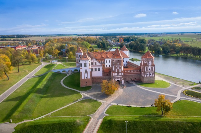 ミール地方の城と関連建物群／ベラルーシの世界遺産