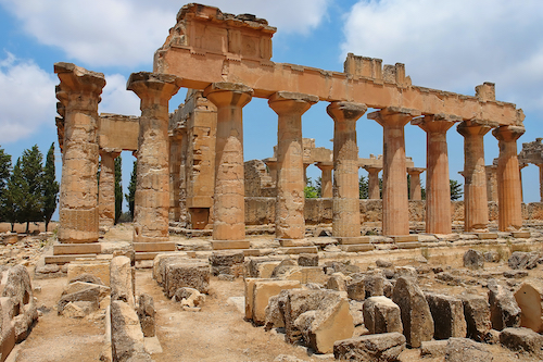 キュレネの考古遺跡／リビア