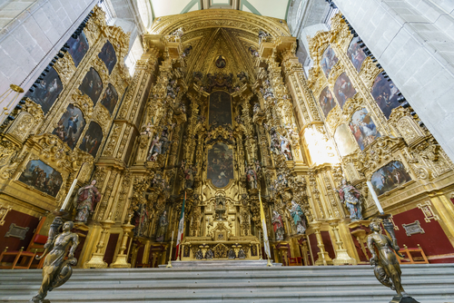 黄金の祭壇／メキシコシティ・メトロポリタン大聖堂