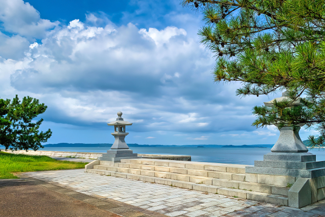 長崎の松浦市の海岸