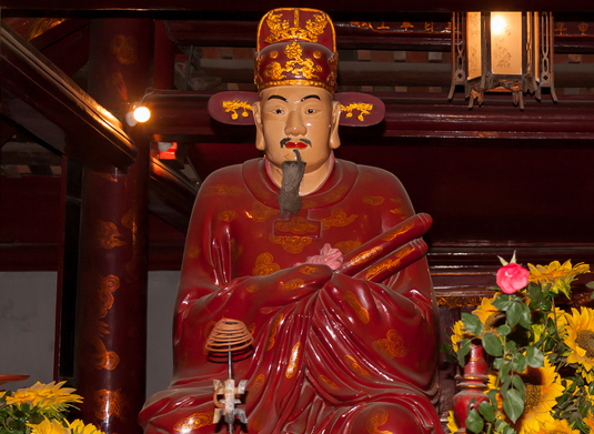 孟子の像